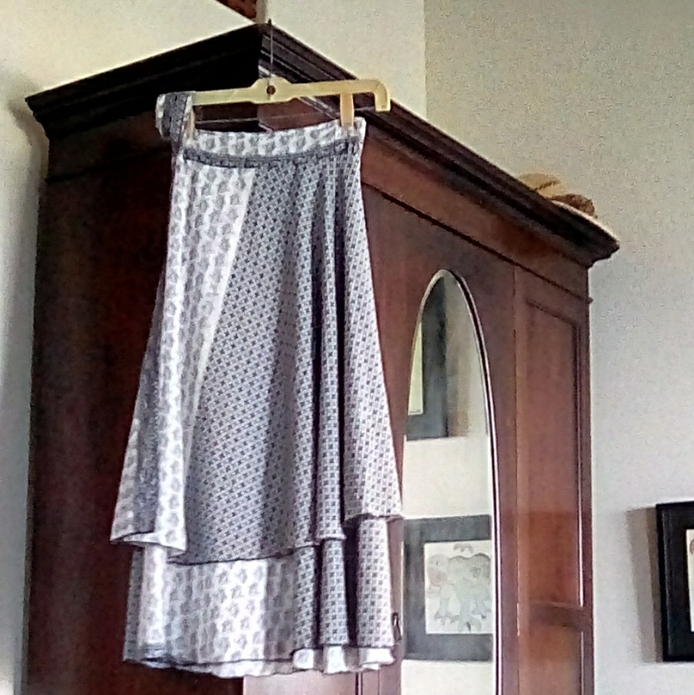 Silk MICHAL Wrap Skirt